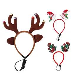 Christmas Antler Headband Dog Antler Headband Christmas Headwear for Puppy Reindeer Pet Costumes Accessories