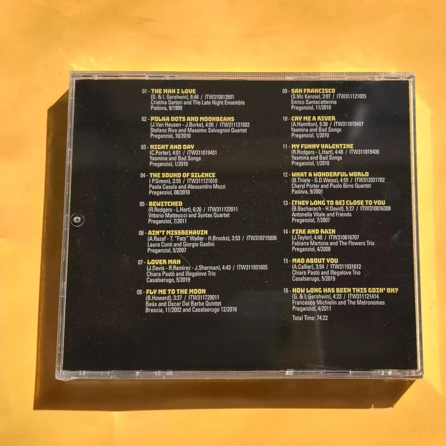 CD de Teste Vocal Audiófilo Numerado Limitado, Disco de Demonstração de Alto-Falantes de Alta Qualidade, Referência Vocal Masculina e Feminina, Colecionável Hi-Fi