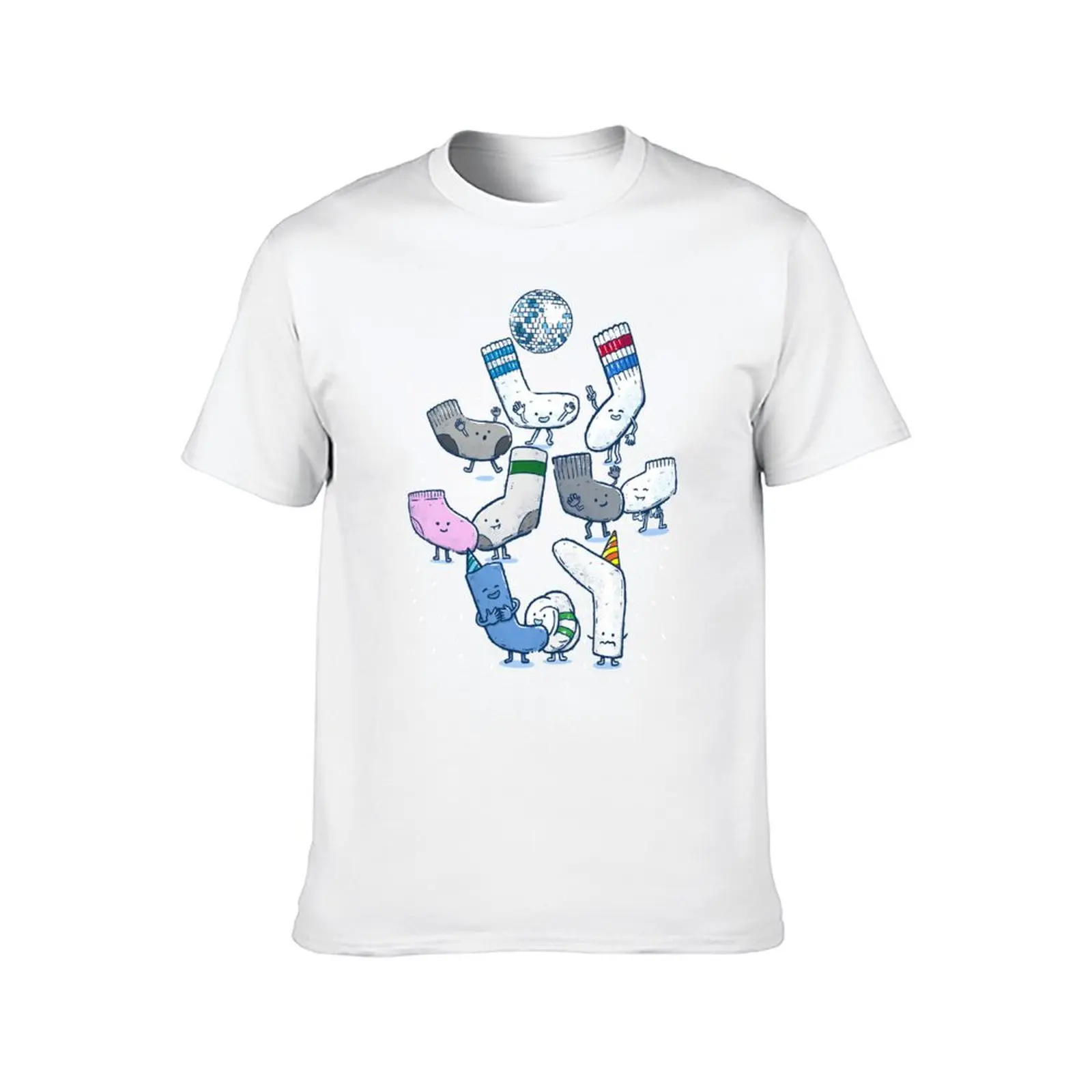 تي شيرت Lost Sock Party تي شيرت رجالي للرجال تي شيرت كاجوال للرجال