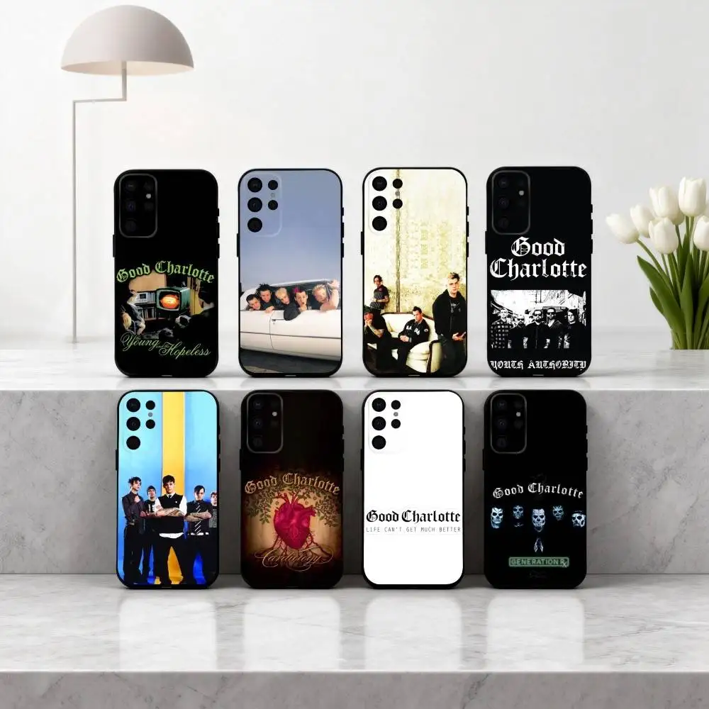 

Pop-rock g-Good Charlotte Band Phone Case For Samsung S25,24,23,22,30,21,10,9,Ultra,Plus,Lite,FE,4,5 G Soft Black Case