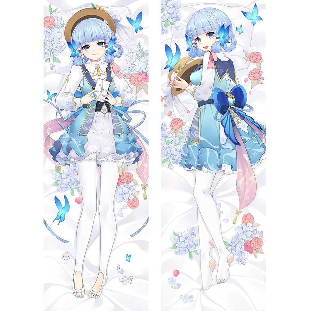 

Dakimakura Game Genshin Impact Pillowcase Kamisato Ayaka Sexy Hing Full Body Pillow Case Cushion Cover Home Bedding Decor