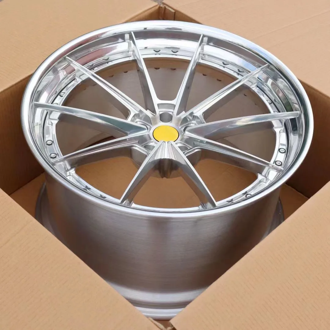 

for Custom 2PC Forged Alloy Wheels Lightweight Billet Aluminum Rims for Supercars Muscle Cars Restomod Builds New