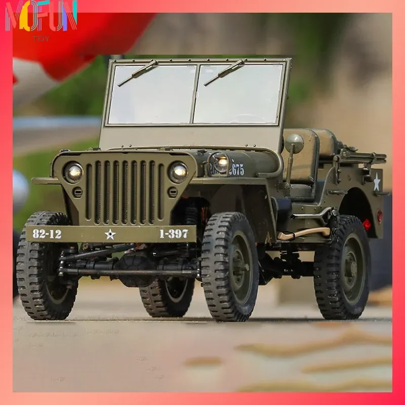 Fms 1:6 Scale 1941 Mb Scaler Willys Jeep Rc Car 4wd Electric Rc Crawler Off Road Rock Crawling Remote Control Vehicle Model Toys