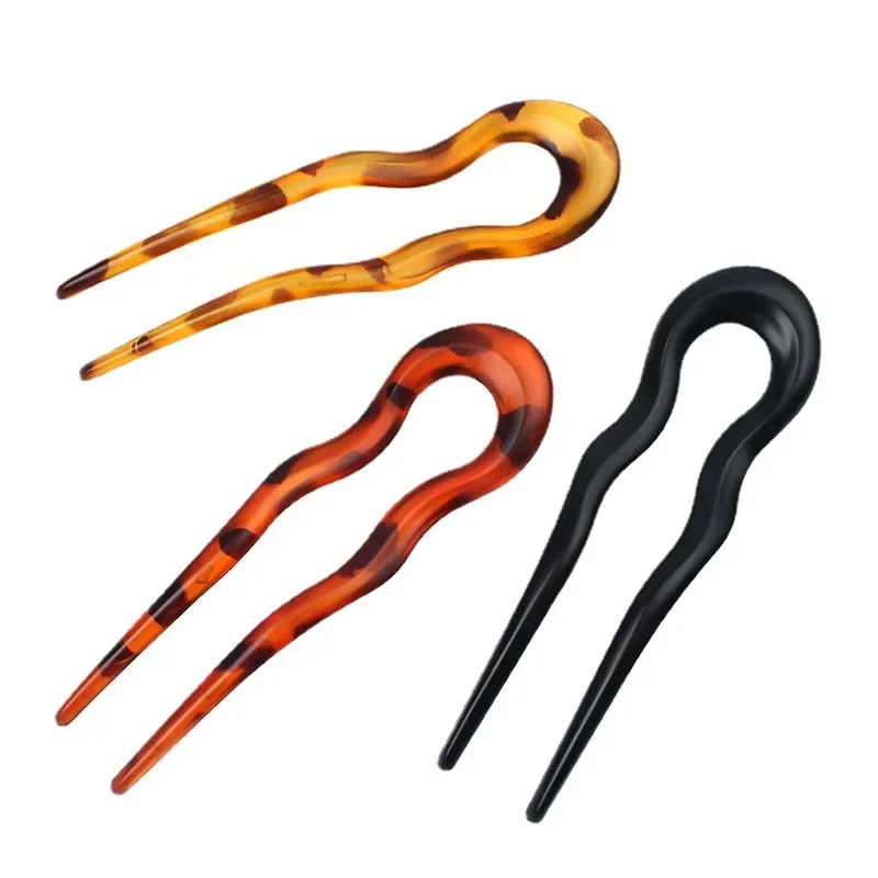 Fashion U Shape Hair Clip Styling Tools Magic Bending Hairwear Convenient Simple Hair Stick Women Hairpin Hair Accessories