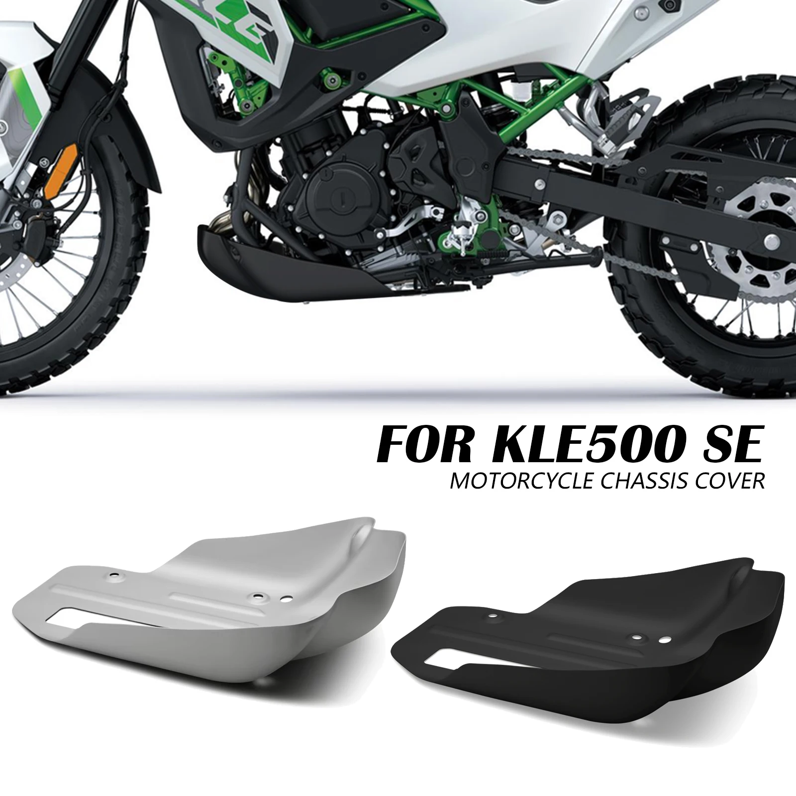 

Motorcycle Lower Fairing Cover Skid Plate Engine Chassis Protective Belly Pan Guard For Kawasaki KLE 500 2026 KLE500 SE ABS 2026
