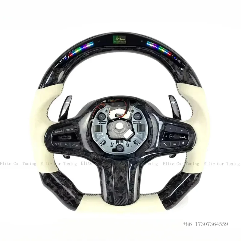 

Светодиодный руль M Sport из карбона для BMW G20 G21 G22 G24 G30 G38 G01 G02 G05 G06 G07 G08 G18 G26 G80 F40 F44