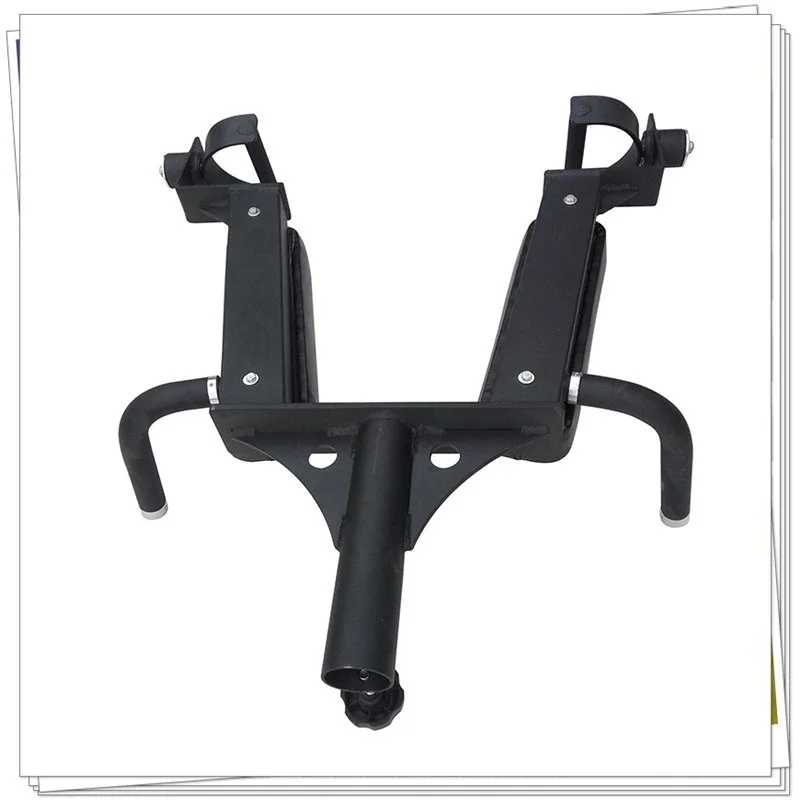 Squat artifact shoulder carrying barbell rowing high pull-down handle back of hand multi-functional fitness trainer barrel rack