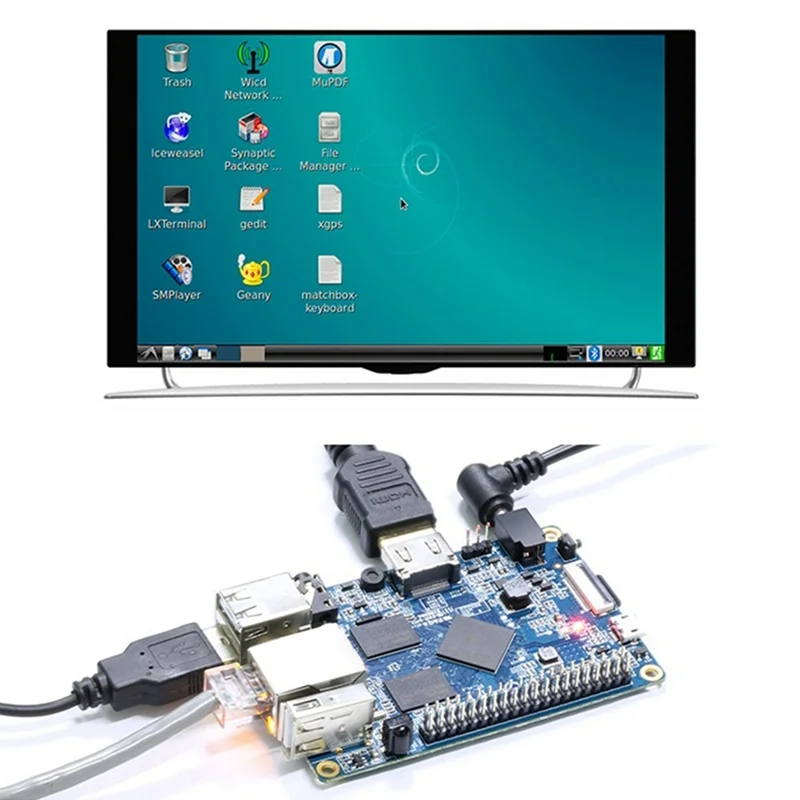 For Orange Pi PC Arm Development Board H3 1GB DDR3 4 Core 1.6G Open Source Run Android4.4 Ubuntu Debian