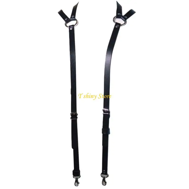 n58f-hook-on-adult-suspenders-elastic-suspender-pu-leather-adjust-suspenders