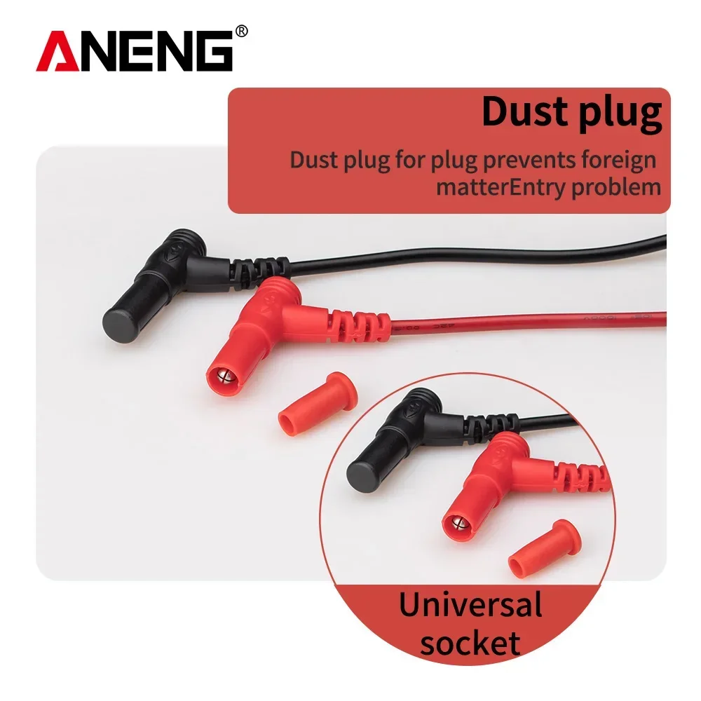 ANENG PT1003 20A Universal Professional Digital Multimeter cable Red Black Multimetor Test Probe Wire Pen Cable Top Quality