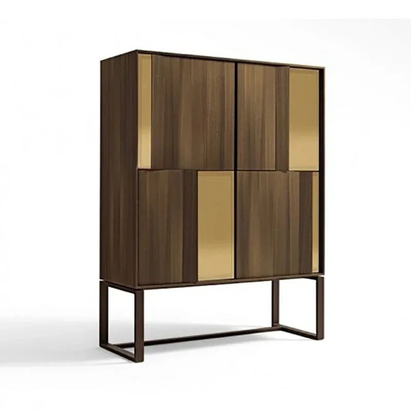 

Hong Kong-style wine cabinet hotel decoration club model room living room display wardrobe storage