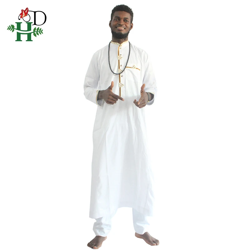 H&D African Men Clothing 2022 Mens Dashiki Shirt Africa Bazin Riche Outfit Clothes Tops Pant Suits Vetement Africain Pour Homme