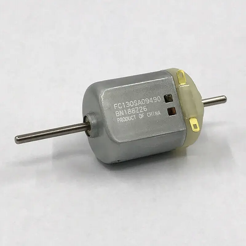 Mabuchi Mini 20mm FC-130SA-09490 motore a spazzole di carbone DC 6V-24V 12V 8050RPM doppio albero 2mm Micro 130 motore modello fai da te treno auto