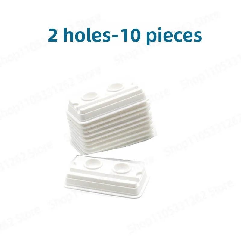 Dental Mixing Well Protective Cover 4 Hole Mixing Tray Resin Shading Box with Light Blocking Lid