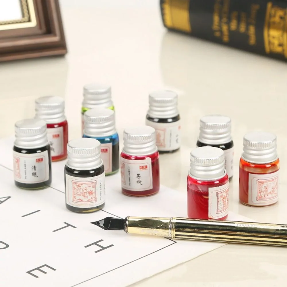 

Colorful 7ML Color Refilling Inks Writing Graffiti Carbon-free Ink Painting High Quality Fountain Pen Ink School Office