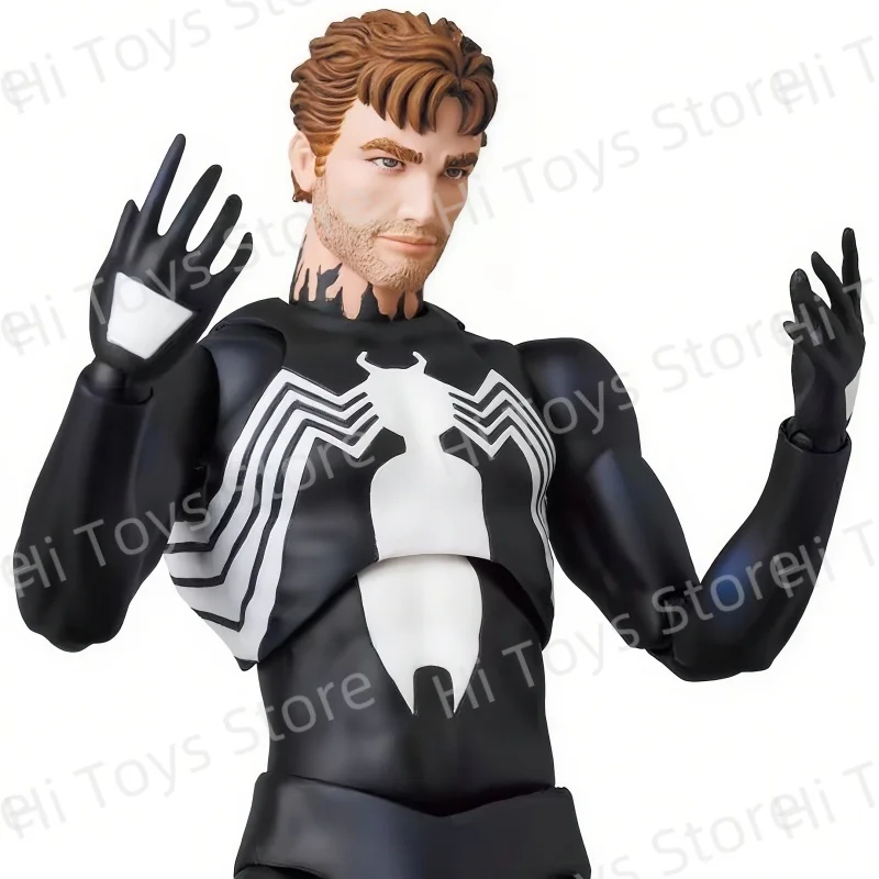 Nuovi giocattoli Ct Spiderman Figura Mafex 147 Abito nero simbiotico Venom L'incredibile Spider-man Anime Action Figure Regali Giocattoli In magazzino