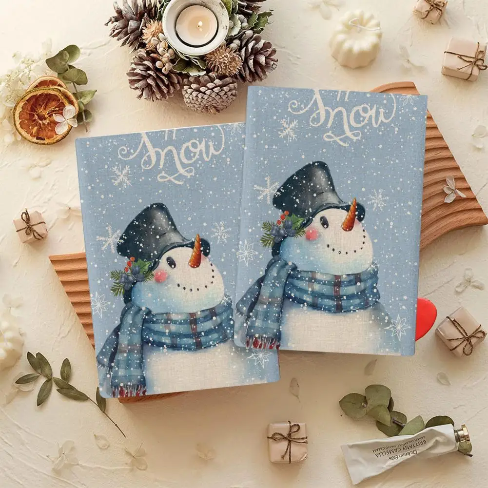 Holiday Themed Towel Christmas Kitchen Towels Set with Snowman Gnome Designs Super Absorbent Soft for Festive for Home