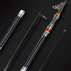 DEUKIO Carbon Fiber Spinning Fishing Rod Telescopic Rod 3M 2.7M 2.4M 2.1M 1.8M Fish Gear Tackle Fishing Poles