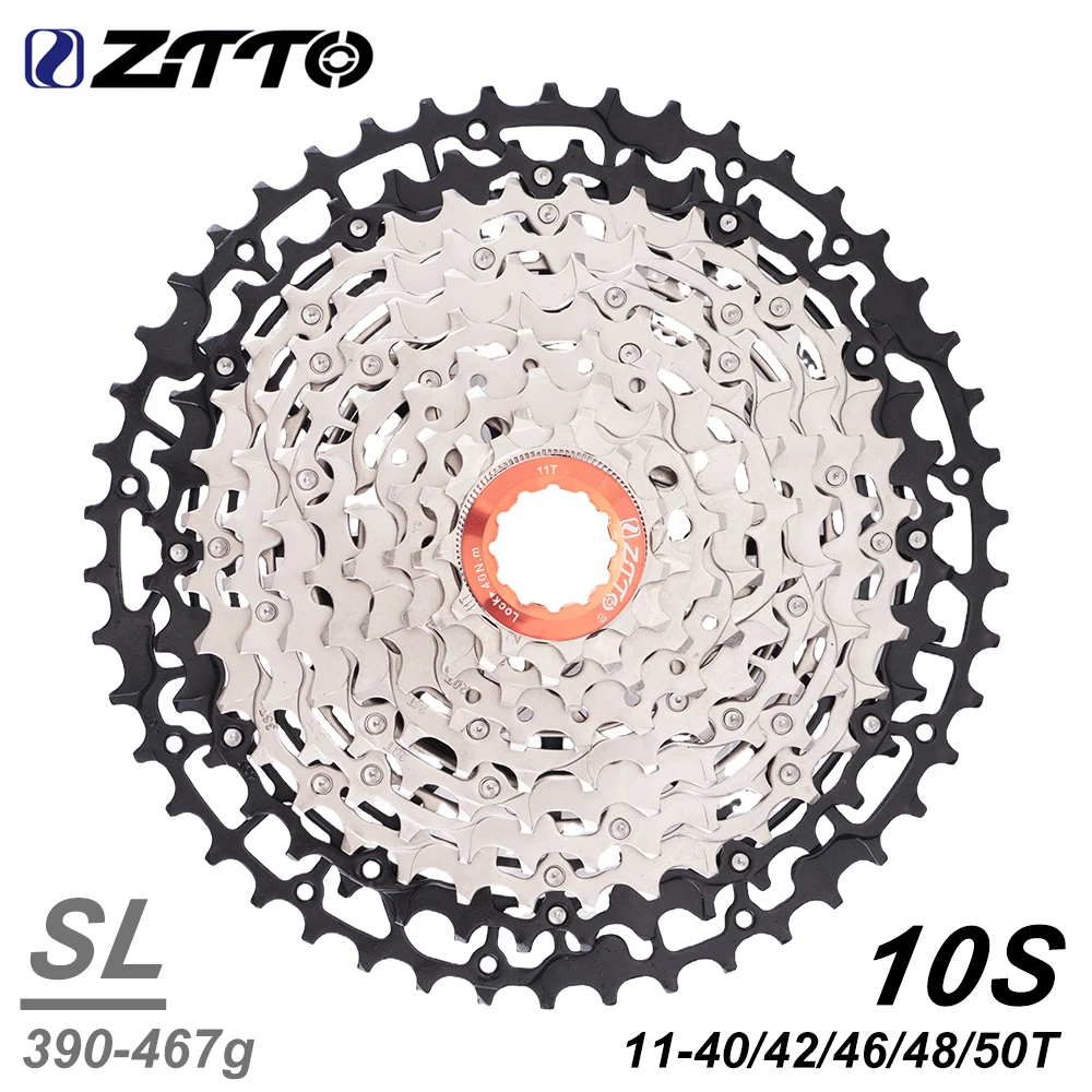 ZTTO MTB 10 Speed Mountain Bike Freewheel Ultralight 10S Bicycle Cassette Steel Gear 10speed Sprocket HG Hub For M610 M781 X0 X9