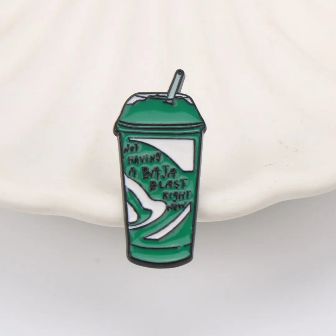 Mixed Funny Food Cartoon Enamel Pins Jar Waffle RV Truck Duck Copy Cat Pizza Drink Lapel Brooch Badges