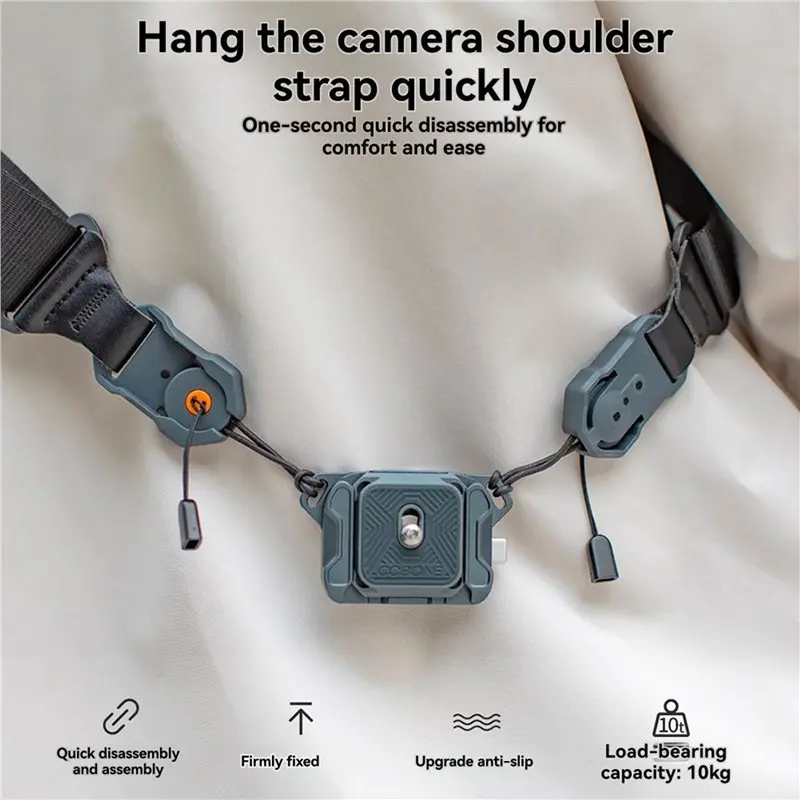 2X Cobone Quick Release Shoulder Strap Base With Quick Disconnect Adapter For Fujifilm Canon Sony Cameras