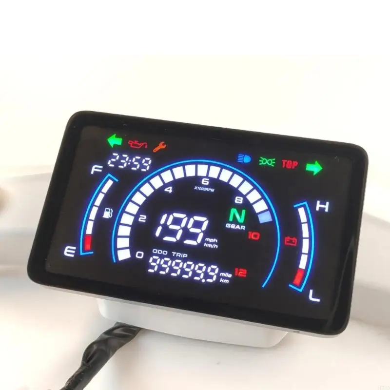 H7BD Motorcycle Digital Speedometer Painel odômetro digital completo Medidor velocidade Assy adequado para ex5 sonho/ex5