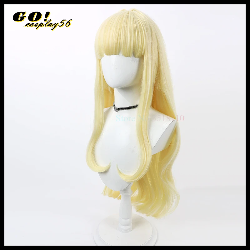 Kaoruko Tenkawa Cosplay Wig 80cm Magia Sulfur HairAnime Mahou Shoujo Akogarete Magical Girls Headwear