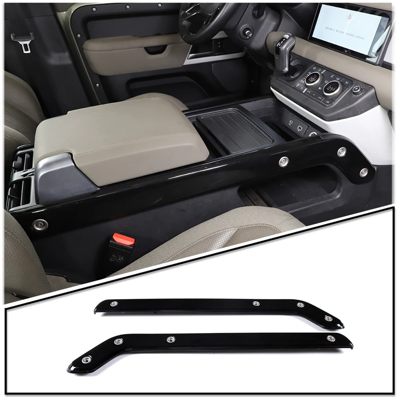 

Car Center Console Side Strip Trim Strip For Land Rover Defender 110 2020-2022 Car Modification Accessories