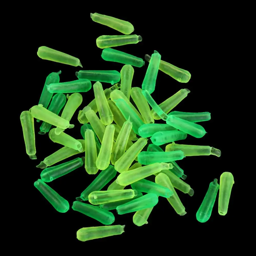 

100pcs Carp Rubber Fishing Floating Seat Soft Green Rubber Fishing Drift Seat Hollow Fishing Float Rest Lure Fishing