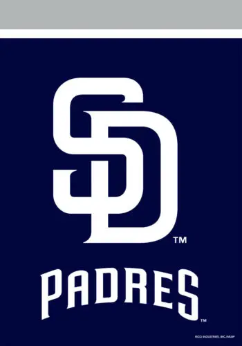 San Diego Padres House Flag Licensed ; Briarwood Lane