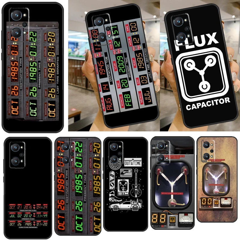 Back to the Future Flux Capacitor Case For Realme C3 C11 C15 C21 GT Master GT Neo2 8 Pro 8i OnePlus 9 Pro 8T 9R Nord2 Cover