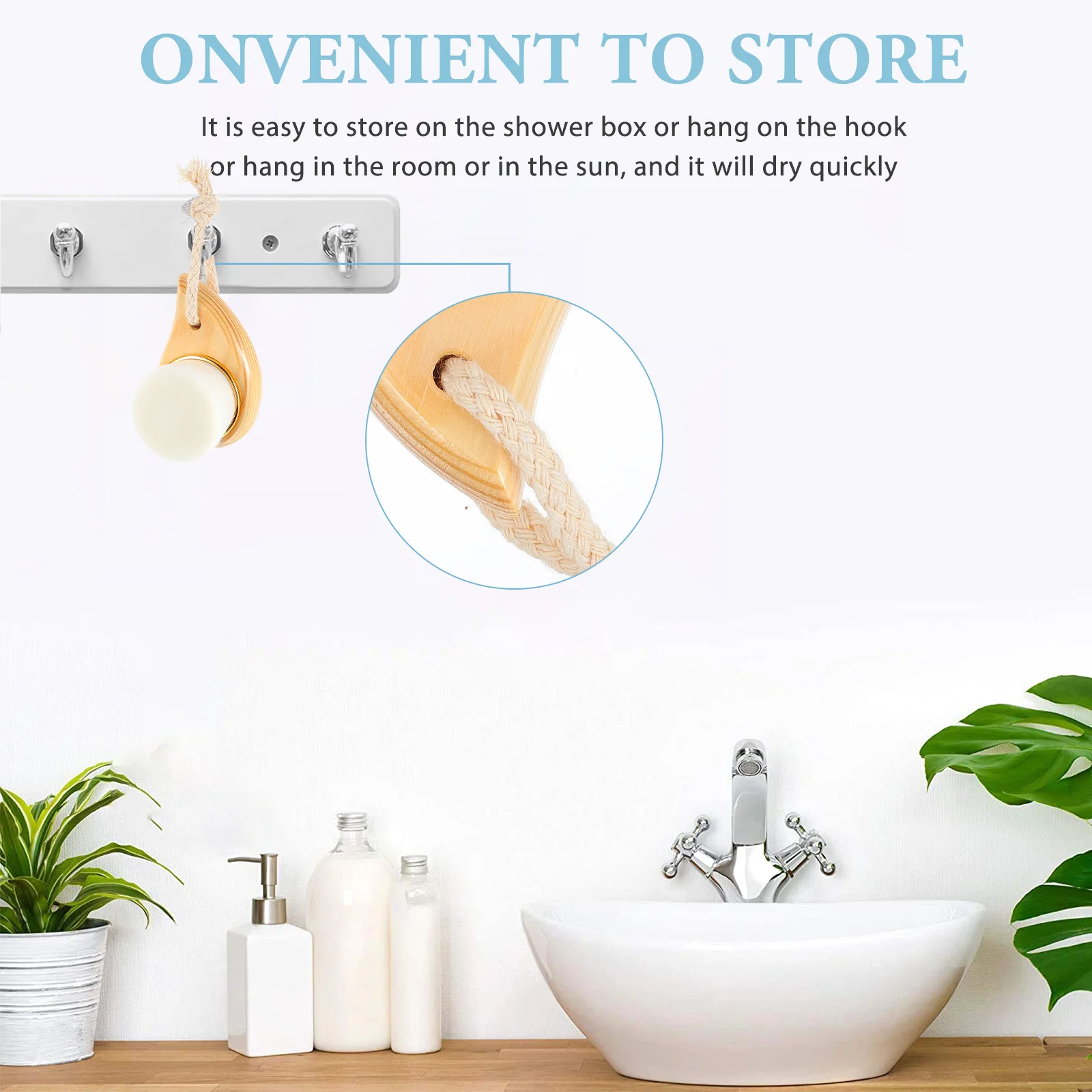 

Face Cleaning Brush Wooden Handle Pore Cleansing Tool for Deep Exfoliating Facial Scrubber Gently Removes Makeup Oil Dandruff