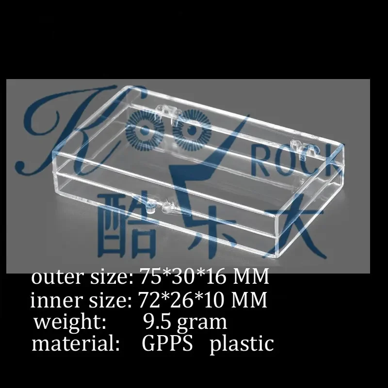 Transparent Plastic Flap Box for Musical Instrument, Oboe, Whistler Box, Flap Box