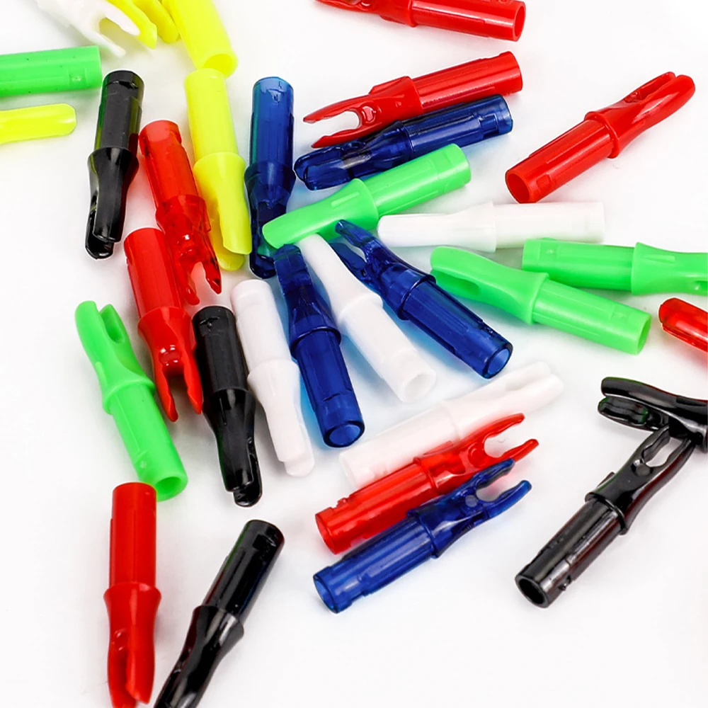 60 قطعة Nocks إدراج ID6.2mm السهم رمح ذيول نصائح البلاستيك الرماية قوس الصيد الكربون السهم رمح DIY التبعي #5