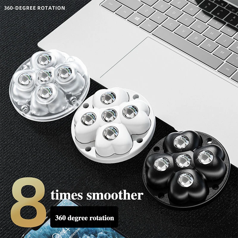 

Клейкая основа, универсальное колесо, модернизация маленького автомобильного колеса, пять бусин, без сверления, нейлоновый шарик, несущее колесо, бесшумное мебельное колесико