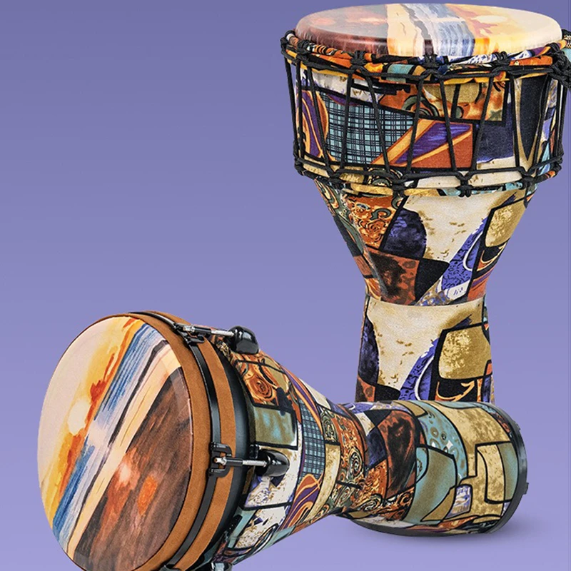 Portable Djembe Drum 8.5 Inch African Drums Small Children Beginners Professional African Djembe Musical Instruments Percussion