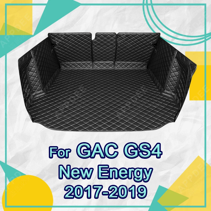 Auto Full Coverage Trunk Mat For GAC Trumpchi GS4 New Energy 2017-2019 18 Car Boot Cover Pad Interior Protector Accessories