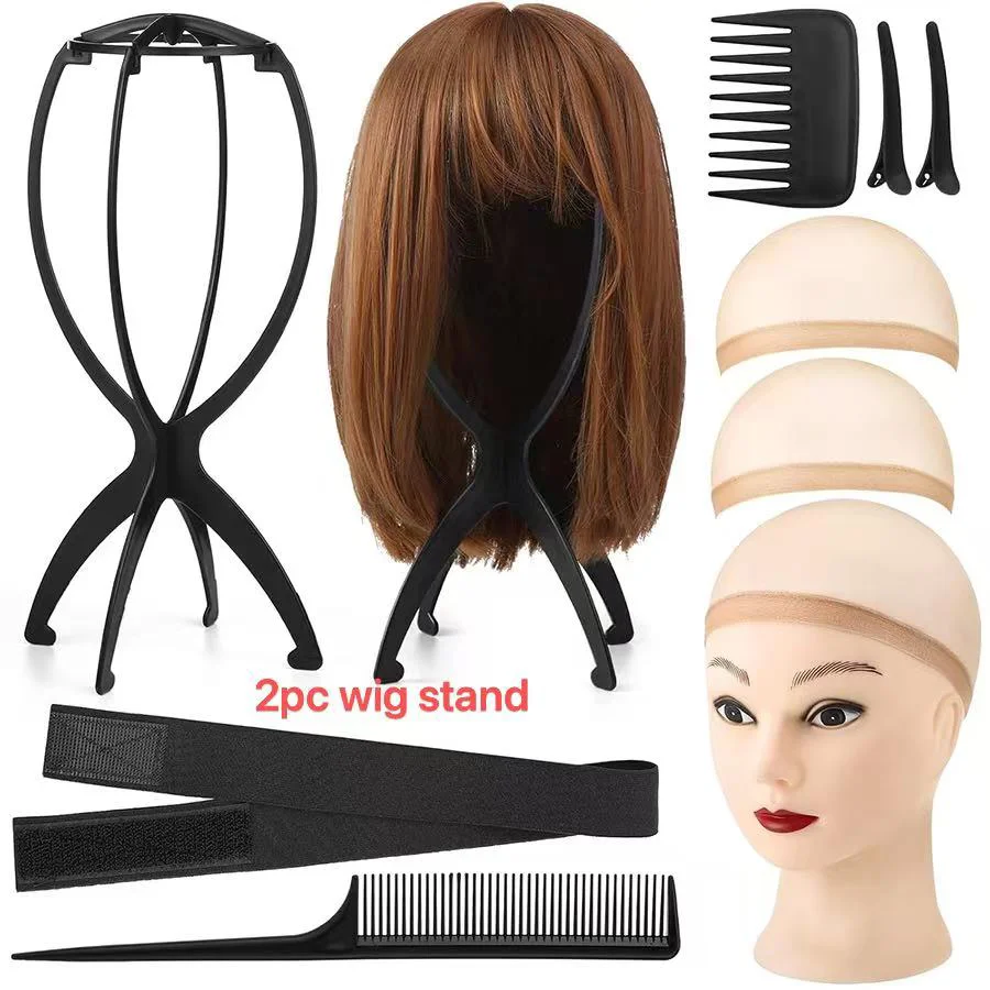 conjunto-de-9-pecas-2-suportes-para-perucas-com-2-escovas-para-perucas-2-redes-para-cabelo-1-faixa-de-fixacao-e-2-clipes-para-uso-em-viagens-e-em-casa