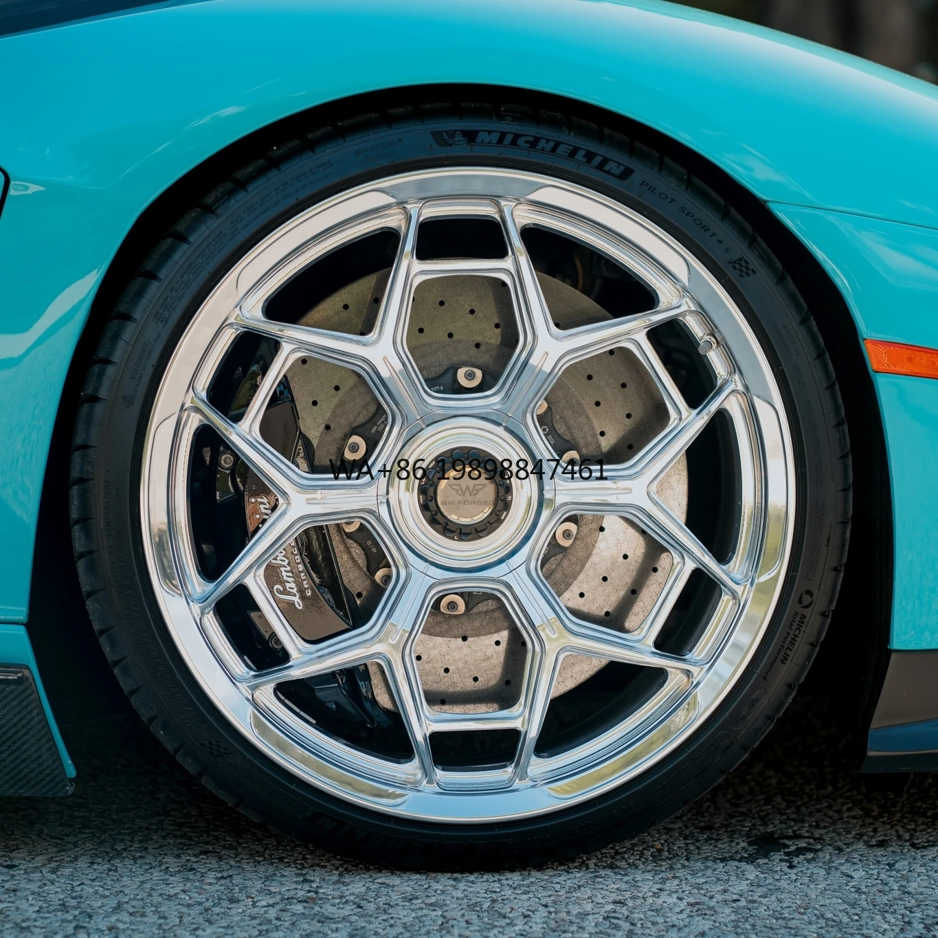 

Custom Alloy Sport Car Wheel for Porsche Chevy C7 C8 Ferrari 5x120 5x130 6x139.7 Wheels