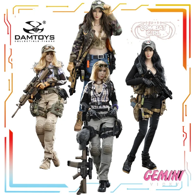 

DAMTOYS Original 1/6 Mobile Doll Series Fighting Girl Anime Action Figure Model Toys Collectible Model Ornaments Gifts for Boys