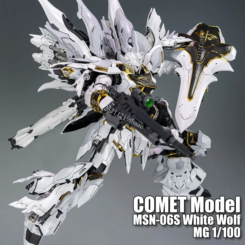 在庫あり COMET モデル MSN-06S MG 1/100 ホワイトウルフ レッドコメット シナンジュ GK スタイル 組立モデルキット プラスチック製アクションフィギュア玩具