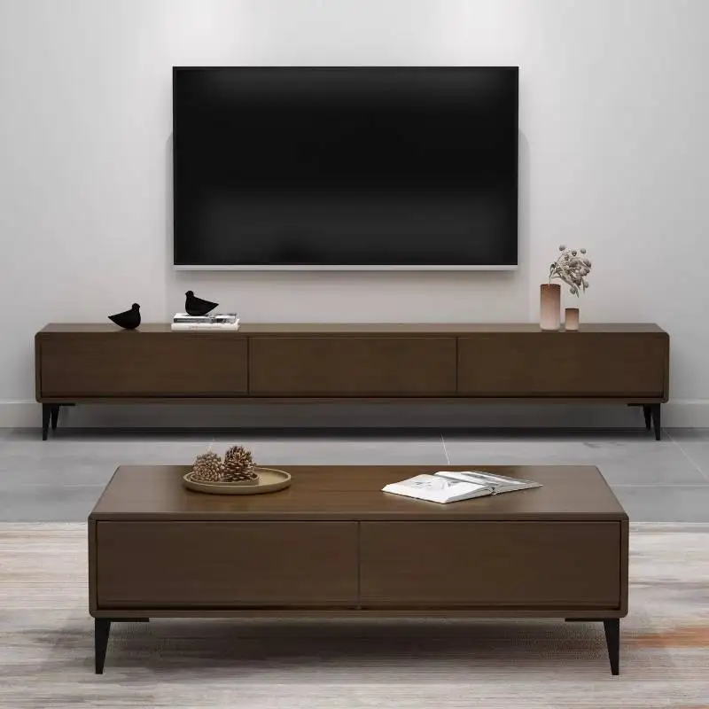 Shelves Drawers Tv Cabinet Decoration Storage Modern Accessories Tv Table Apartments Center Meubles De Maison Room Furniture