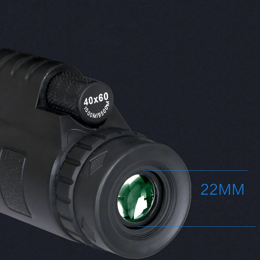40x60 Monocular Telescope Bak4 Lens Fmc Multi-Layer Hd Outdoor Bird Watching Hunting Camping Tripod Phone Clip