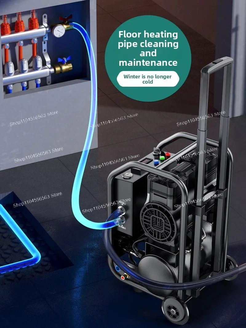 Intelligent Pulse Cleaning All‑in‑One Equipment Floor Heating Radiator Heating Duct Flushing Cleaning Machine