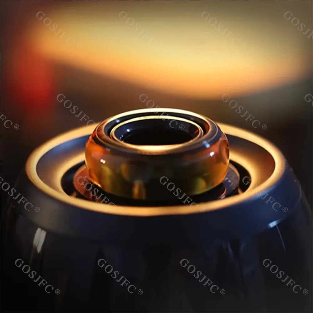 GAO EDC Käsering 2.0 EDC mechanische dichte Ratsche PEI Segment Fingerspitzenring Stressabbauendes Desktop-Spielzeug