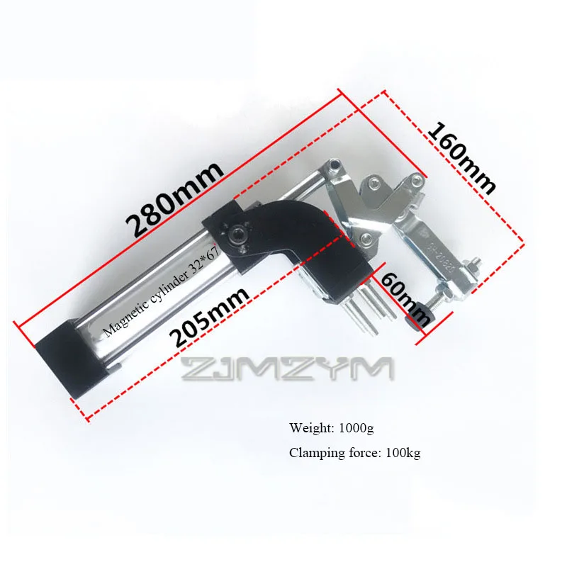 Pneumatic Quick Clamp 1/8