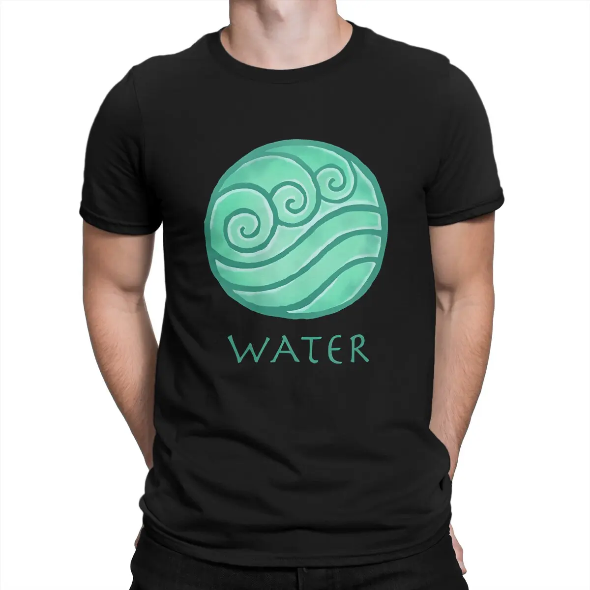 Water Element Icon Unique TShirt Avatar The Last Airbender Leisure T Shirt Newest Stuff For Men Women