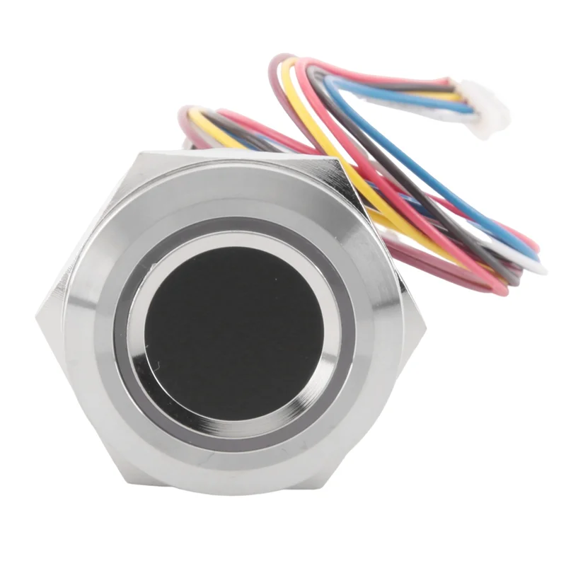 

R503 Circular Round RGB Ring Indicator LED Control DC3.3V MX1.0-6Pin Capacitive Fingerprint Module Sensor Scanner-TCES