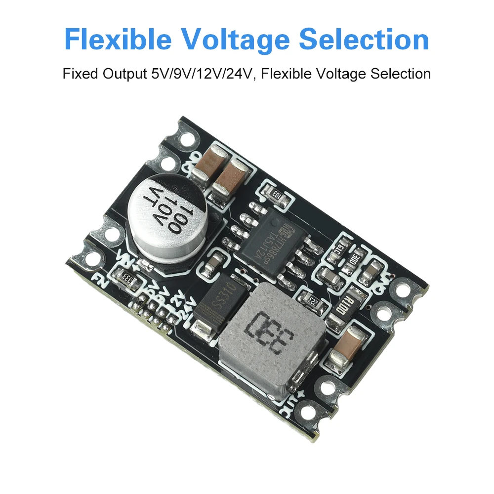 Voltage Conversion Modules DC-DC 7V-100V To 5V/9V/12V/24V Fixed Output Voltage Step Down Power Module