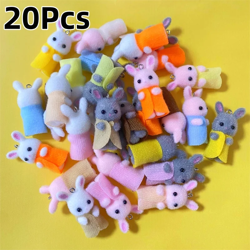 カワイイドレス猫樹脂チャーム、ふわふわペンダント、動物アクセサリー、DIYキーホルダー、ジュエリーメーカー、ホット、卸売、20個